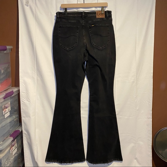 LEE Vintage Modern Denim Jeans High Rise Flare NWT - Picture 9 of 11